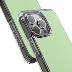 Tea Green | Phone Case for iPhone (Clear Impact Case - Magnetic)