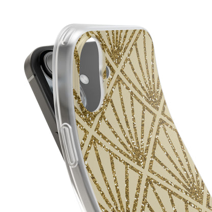 Gold Diamond Radiance iPhone 16 Plus Case - Soft