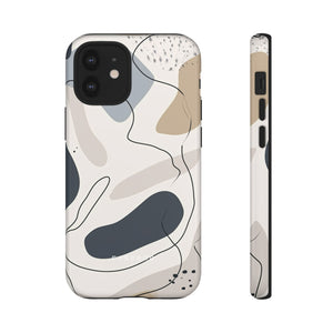 Grey Lines Simplicity - Protective Phone Case