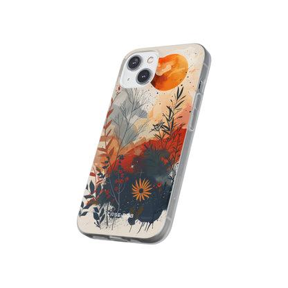 Orange Solstice iPhone 14 Case - Soft