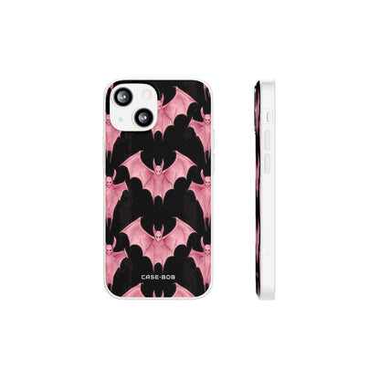 Pink Batwave iPhone 13 mini Case - Soft