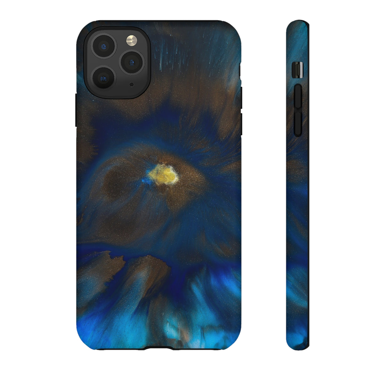 Space Galaxy Ink Art iPhone Case (Protective) iPhone 11 Pro Max Matte Phone Case