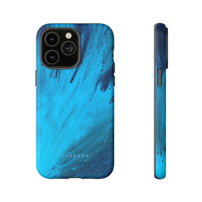 Light Blue Ink Art | Phone Case