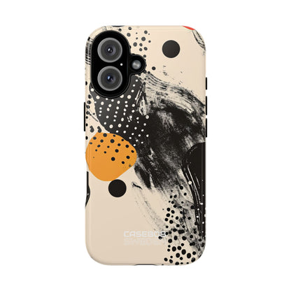 Swirl Chaos Geometry iPhone 16 - Tough