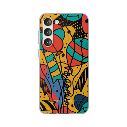 Playful Lines in Motion Samsung S23 - Flexi Phone Case