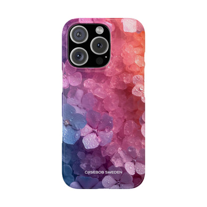 Floral Chill Blooms - Slim iPhone 16 Phone Case