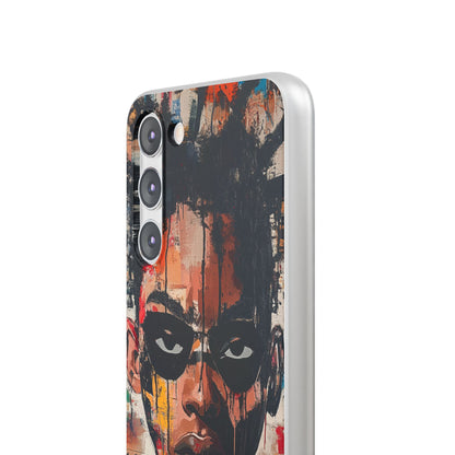 Masked Portrait Drips Samsung S23 Plus Case - Soft