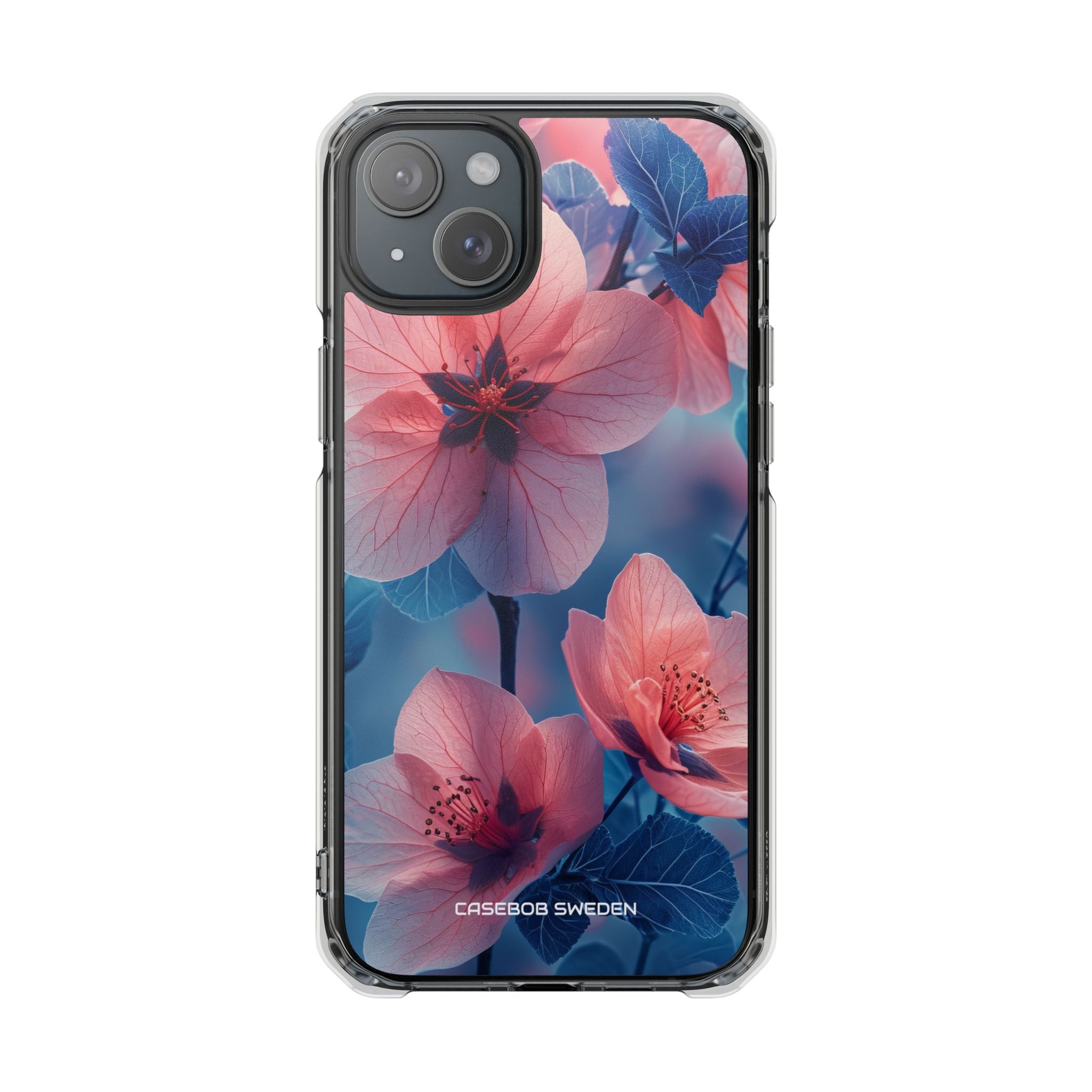 Blossom Serenity - Clear Impact iPhone 15 Phone Case