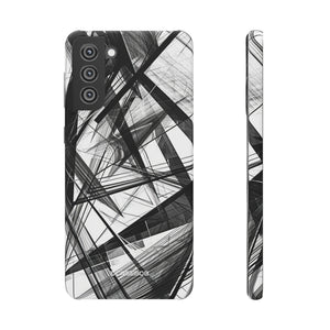 Monochrome Chaos | Slim Phone Case for Samsung