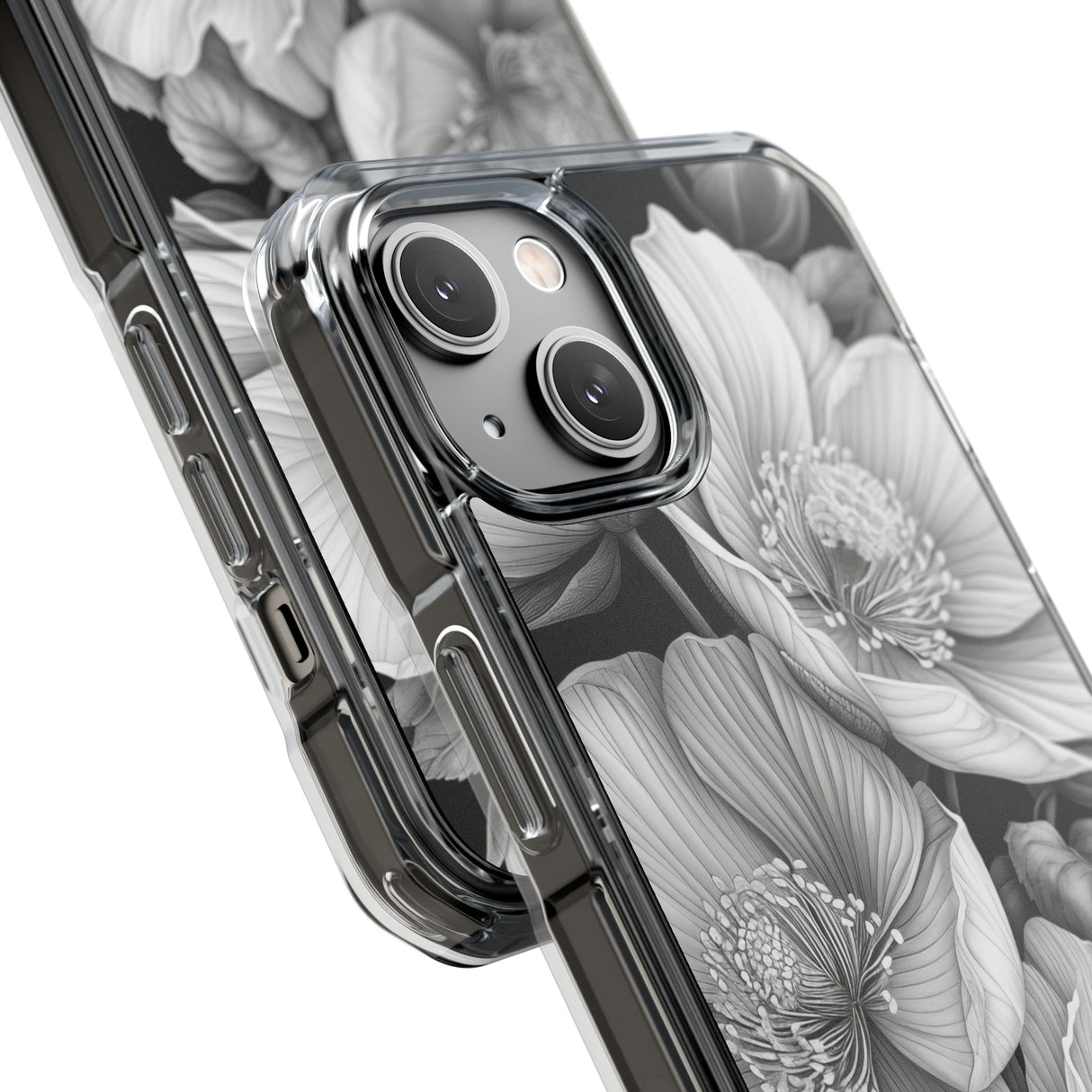 Botanical Elegance - Phone Case for iPhone (Clear Impact - Magnetic)