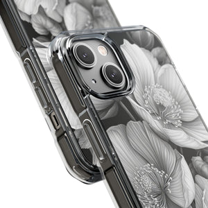 Botanical Elegance – Handyhülle für iPhone (Clear Impact – Magnetisch) 