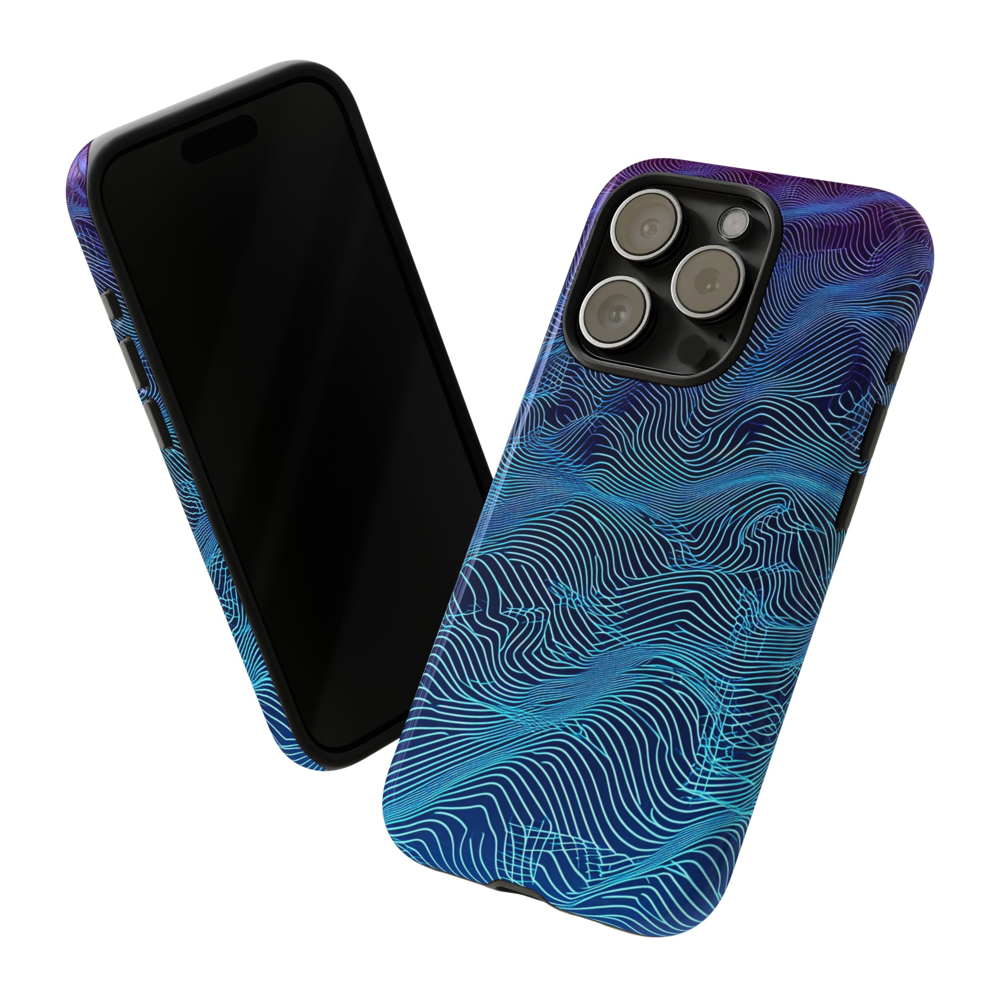 AI Interface: Tech Gradient - Protective Phone Case