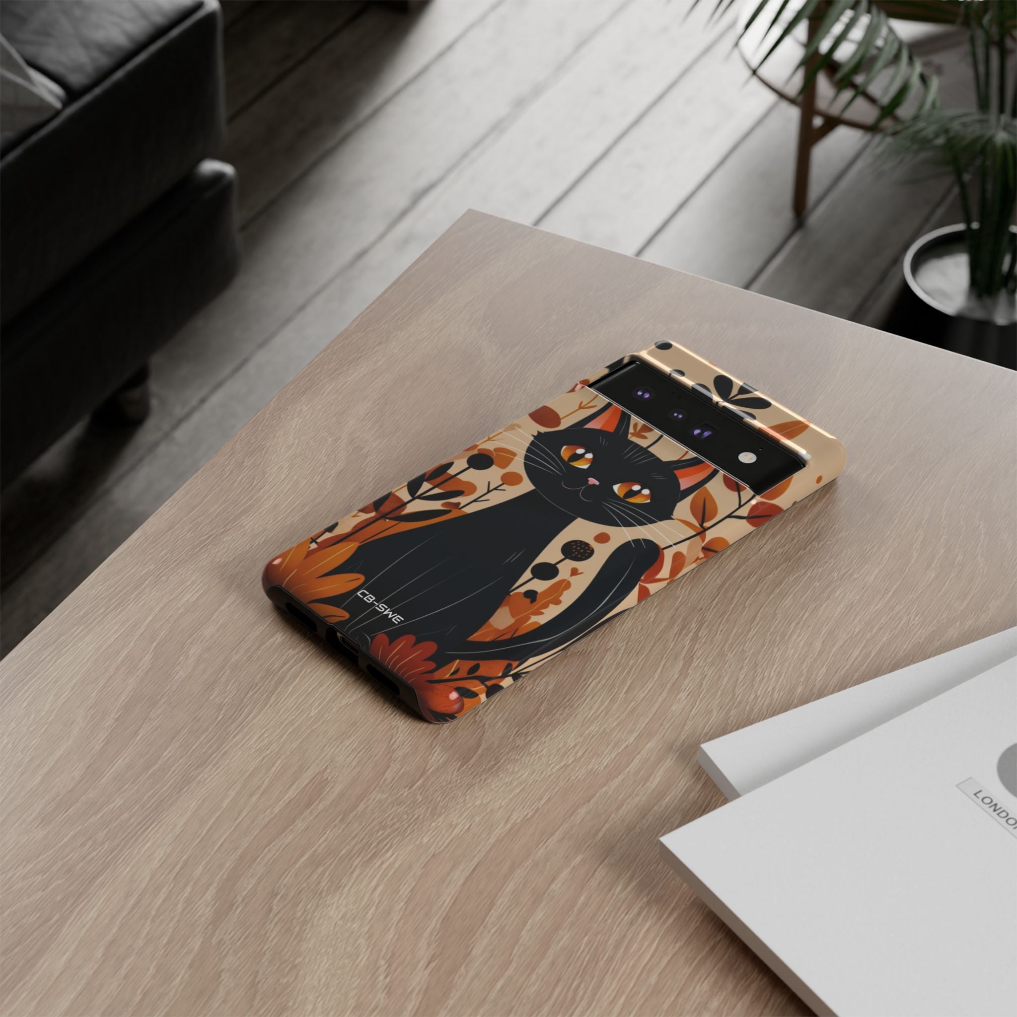 Autumnal Cat Whimsy - Google Pixel Case