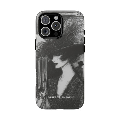 Timeless Elegance in Monochrome iPhone 16 - Tough Phone Case