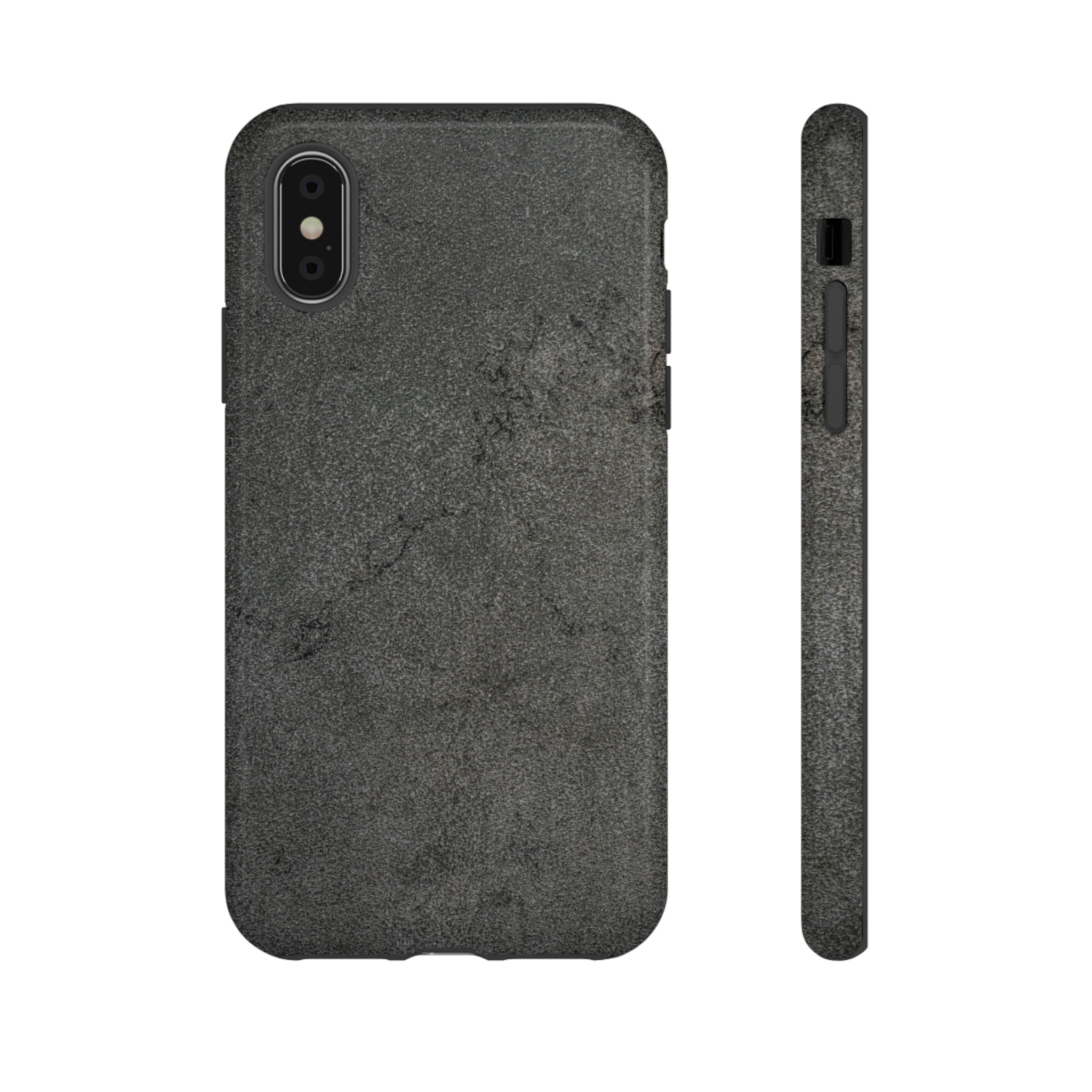 Steel Grey Granite - Protective Phone Case