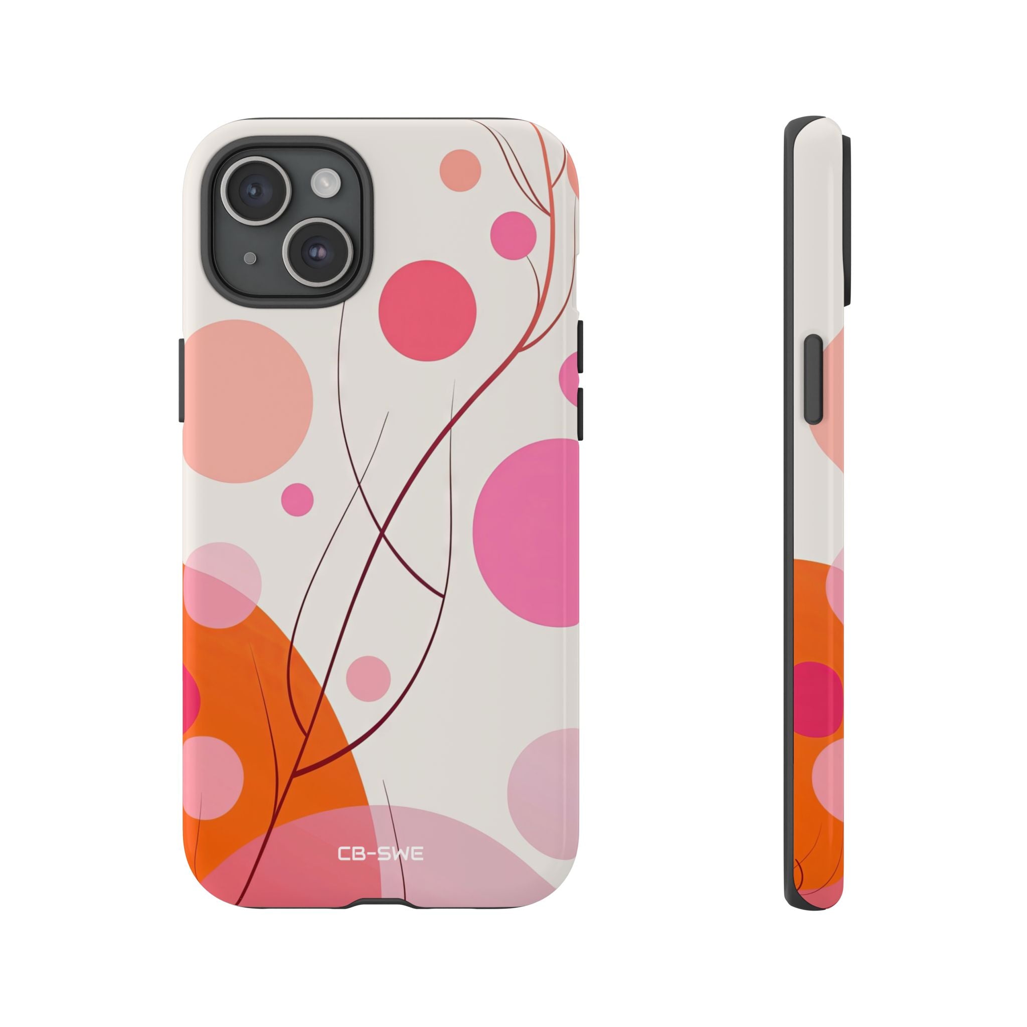 Circles Embrace Lines - iPhone Case