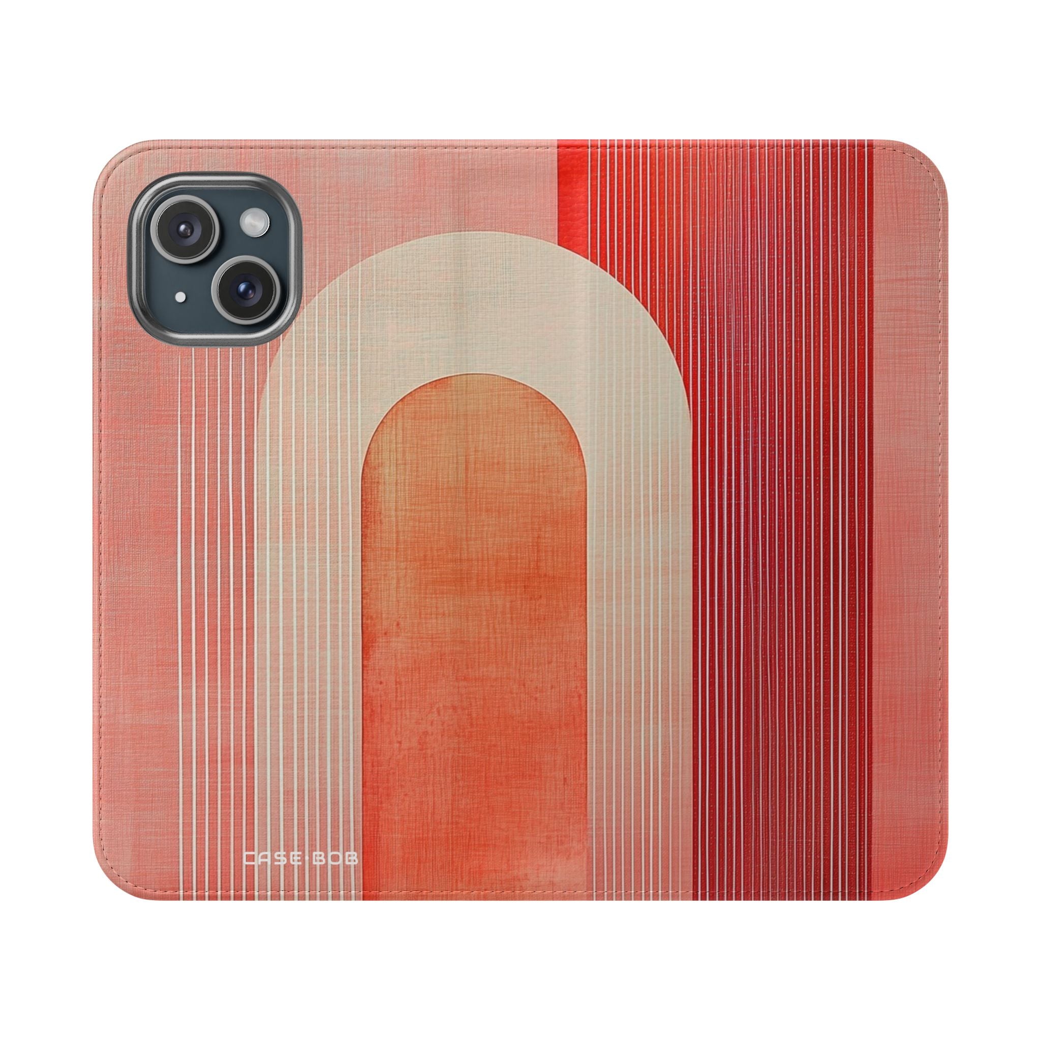 Crimson Archways - iPhone 15 Case - Wallet