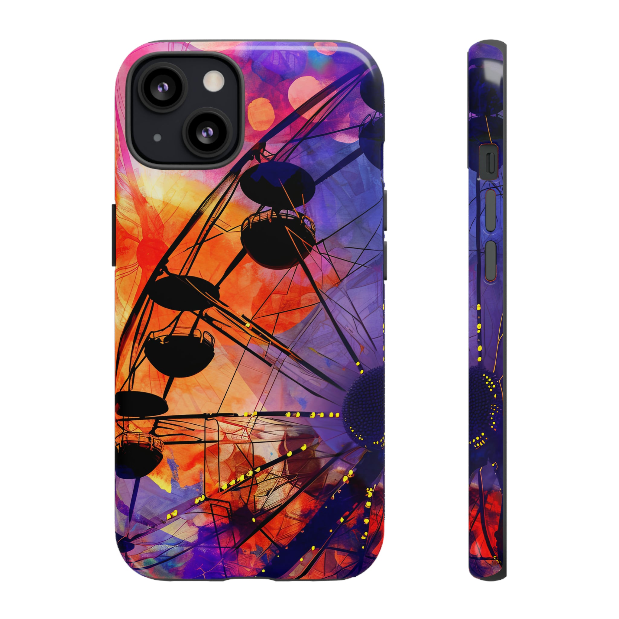 Romantic Ferris Wheel Delight - Protective Phone Case