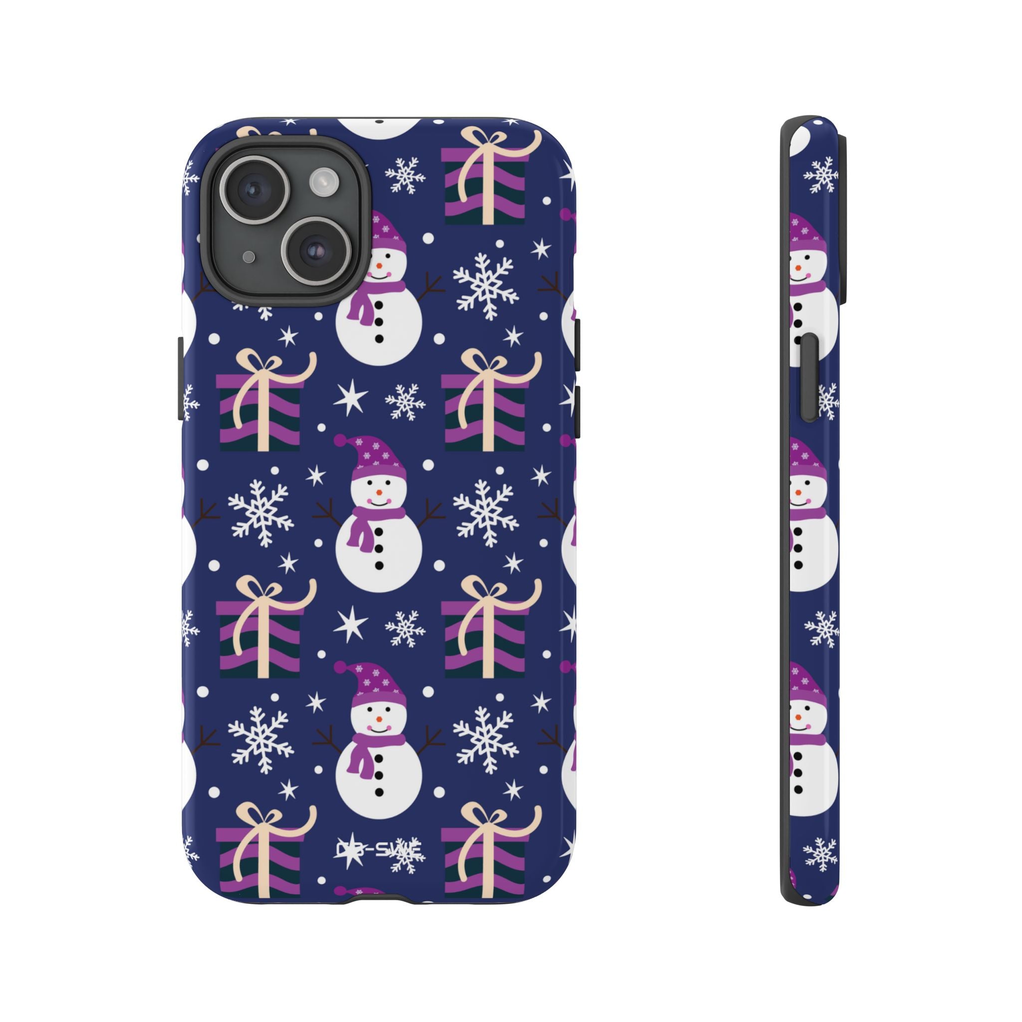 Snowmen Gift Giving - iPhone Case