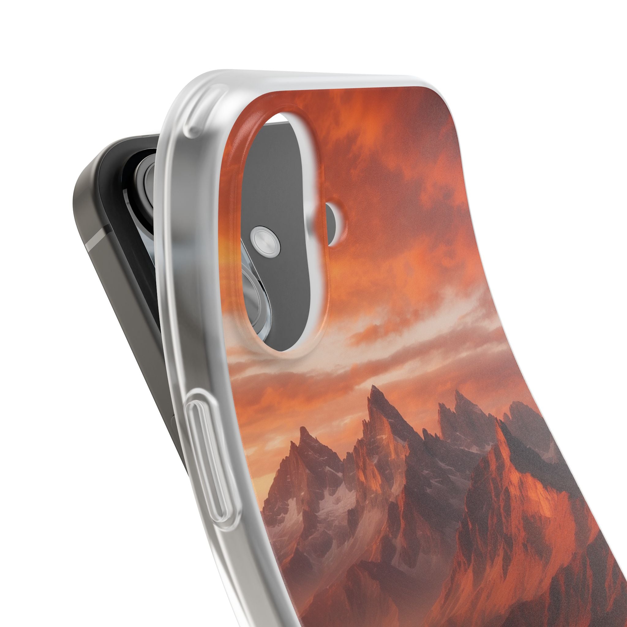 Jagged Glow iPhone 16 Case - Soft