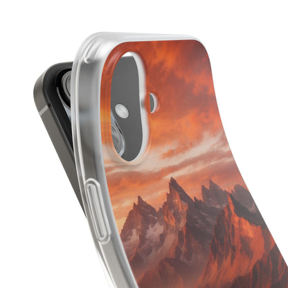 Jagged Glow iPhone 16 Case - Soft