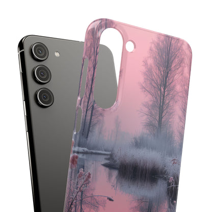 Pink Serenity Case - Slim Samsung S23 Phone Case