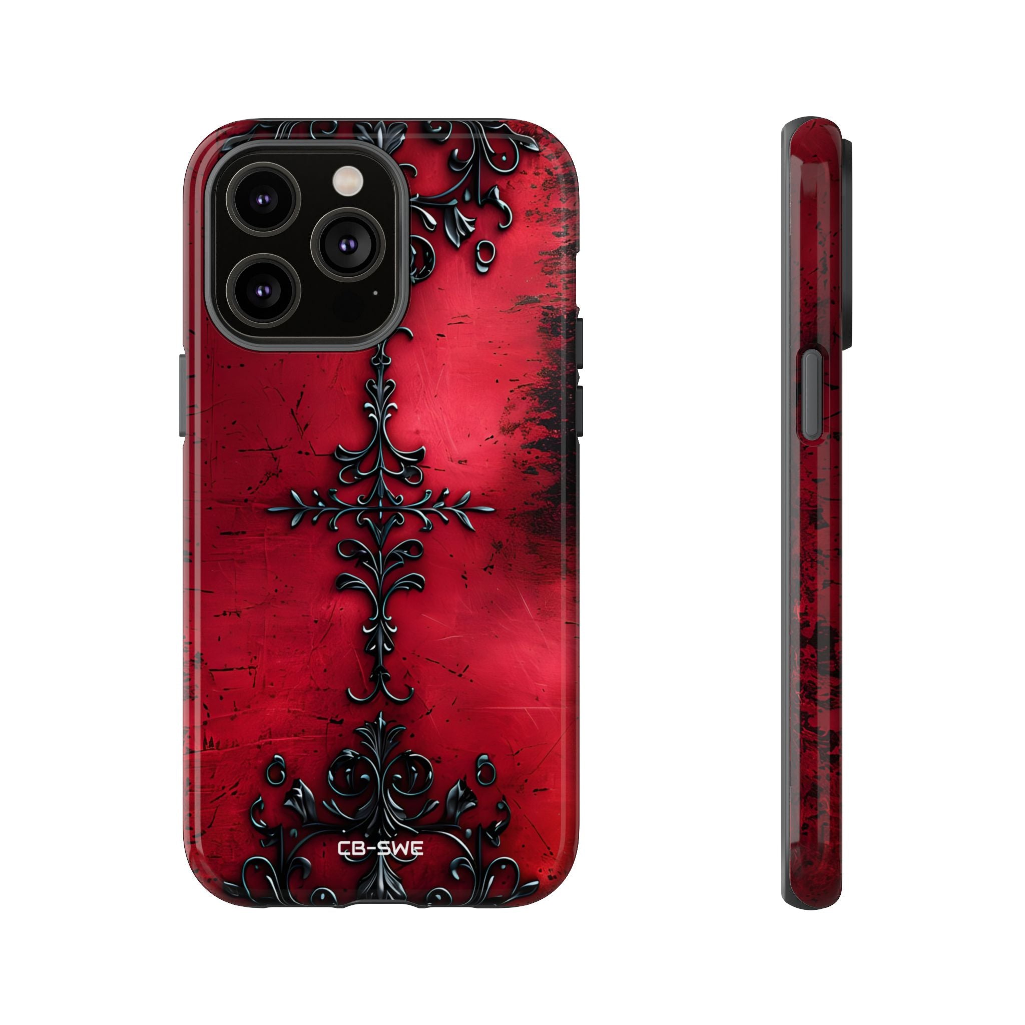Gothic Crimson Emblem - iPhone Case