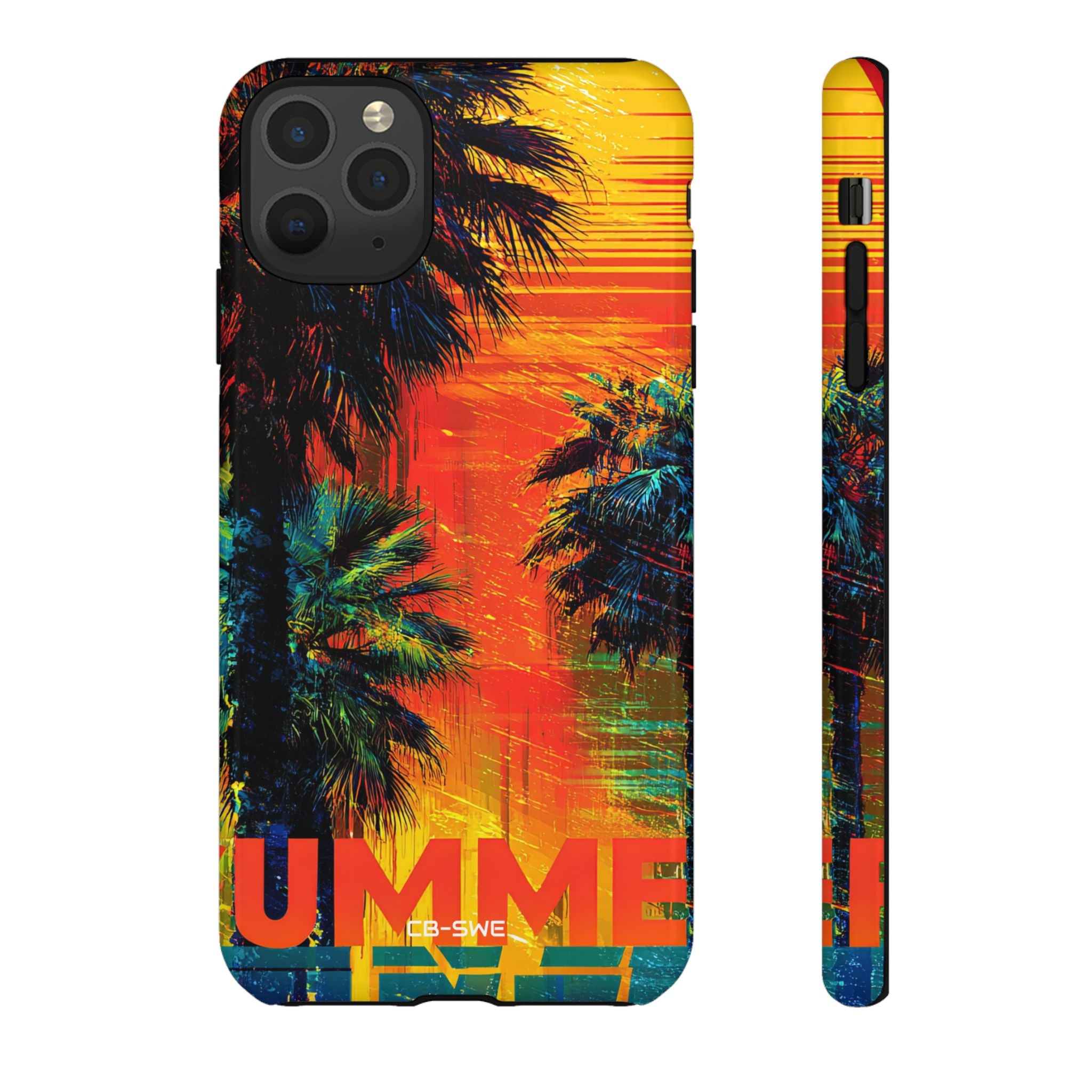 Summer Sunset Palms - iPhone Case