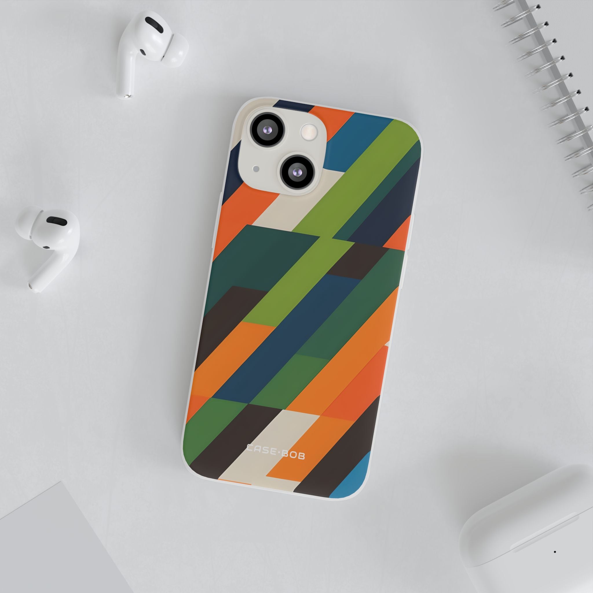 Diagonal Blaze iPhone 13 mini Case - Soft