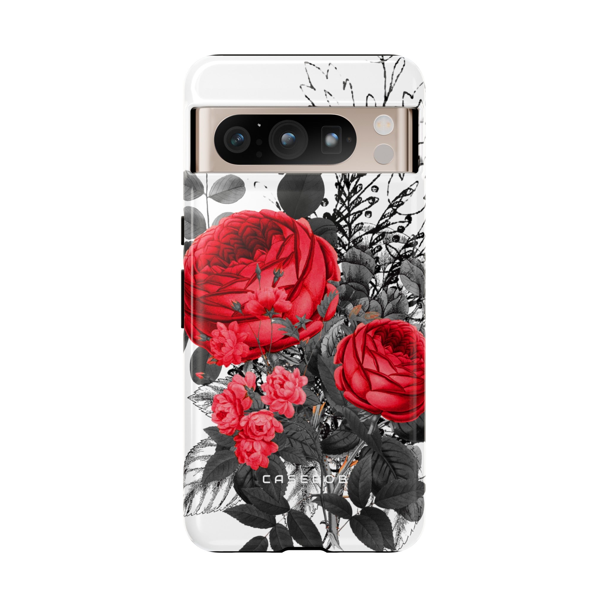 Roclops Gothic Flower - Protective Phone Case