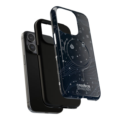 Digitale golfvormen verbinding iPhone 15 - Tough+