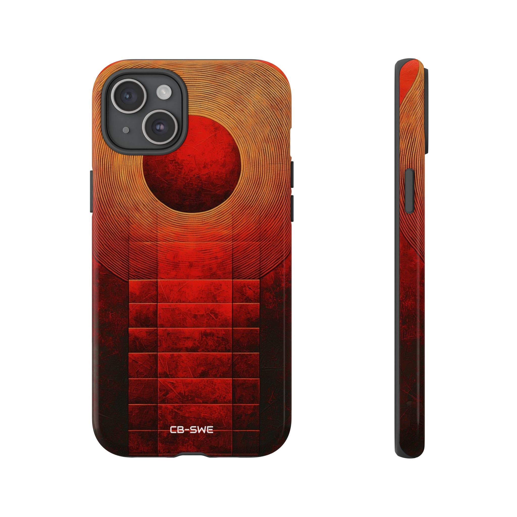 Circular Convergence Glows - iPhone Case