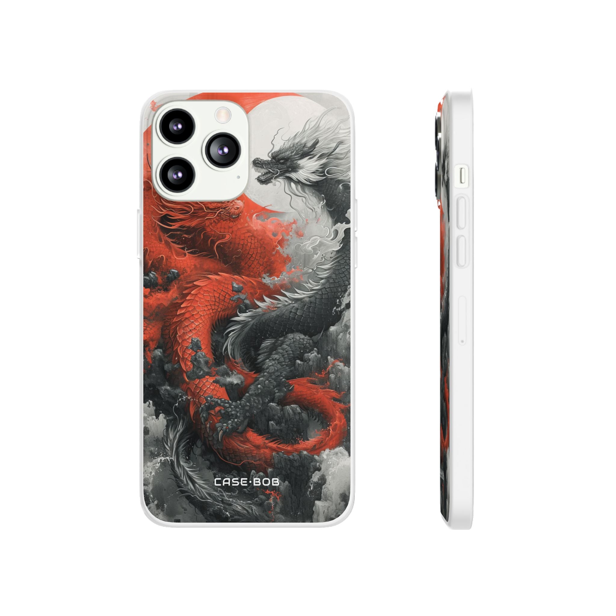 Twin Dragons Crimson iPhone 13 Pro Max - Soft