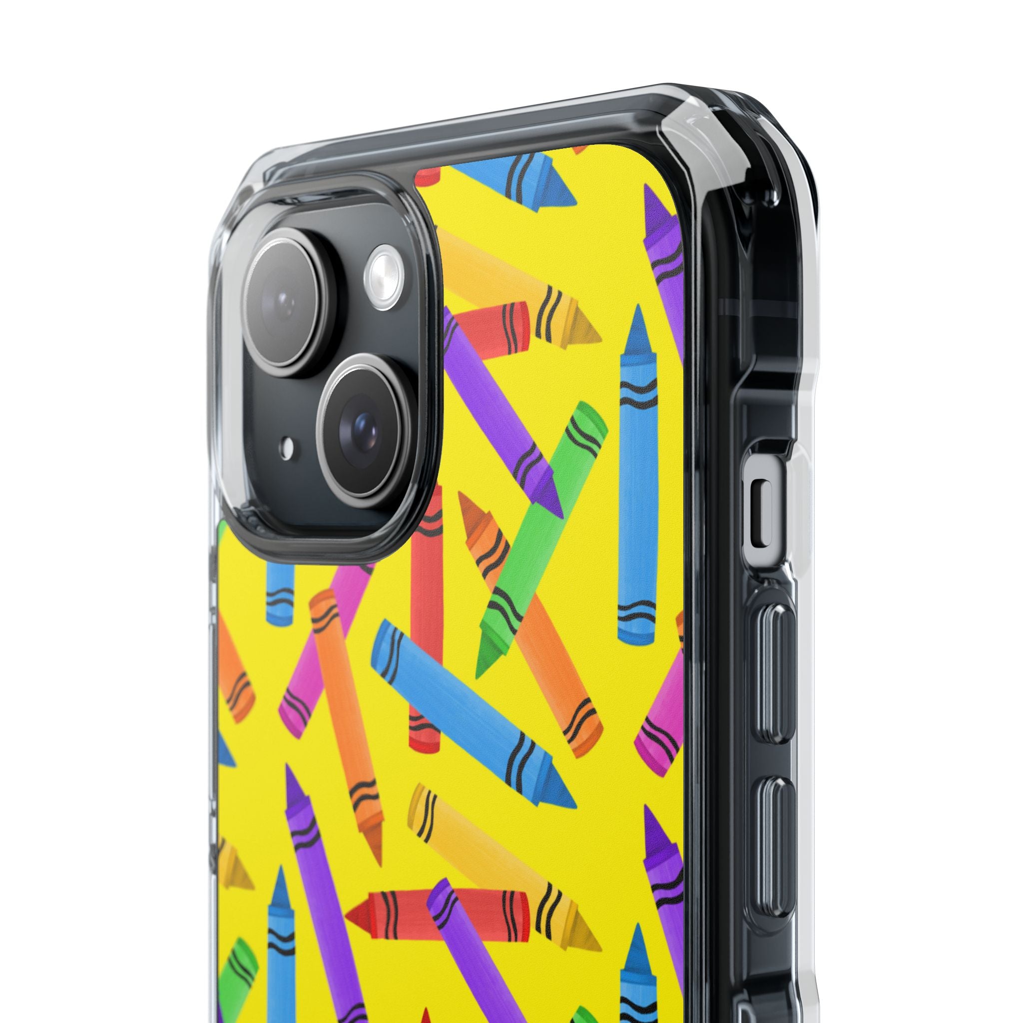 Crayons Scatter Playfully iPhone Case - Impact