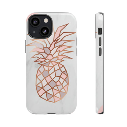 Pineapple Rose Gold - Protective Phone Case