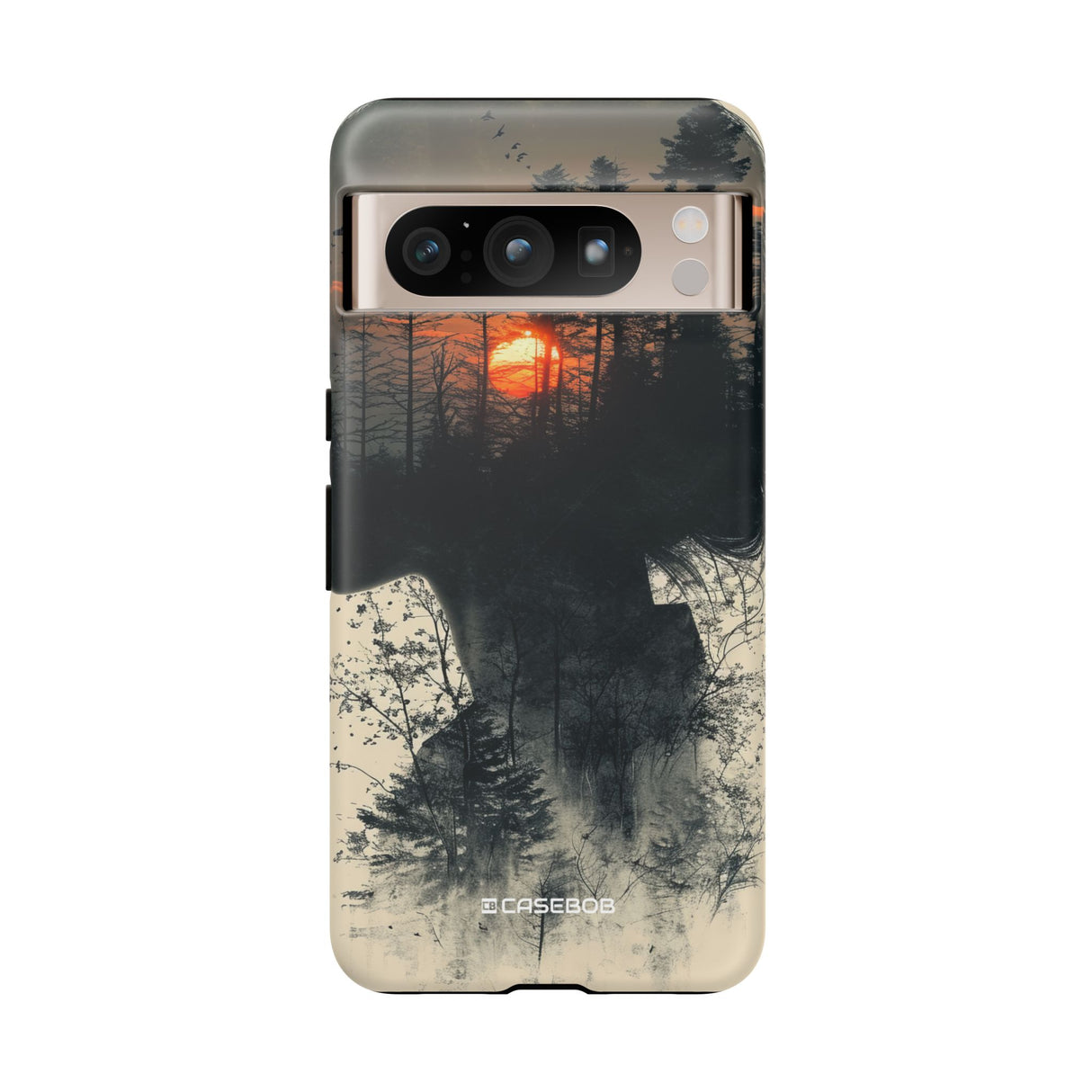 Tranquil Silhouette | Protective Phone Case for Google Pixel