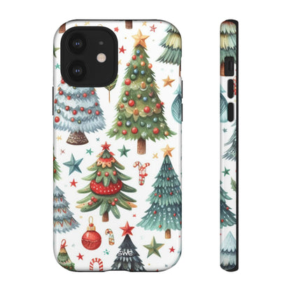 Whimsical Trees Sparkle - iPhone Case