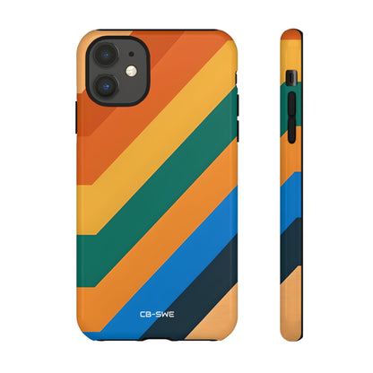 Vibrant Geometric Harmony - iPhone Case
