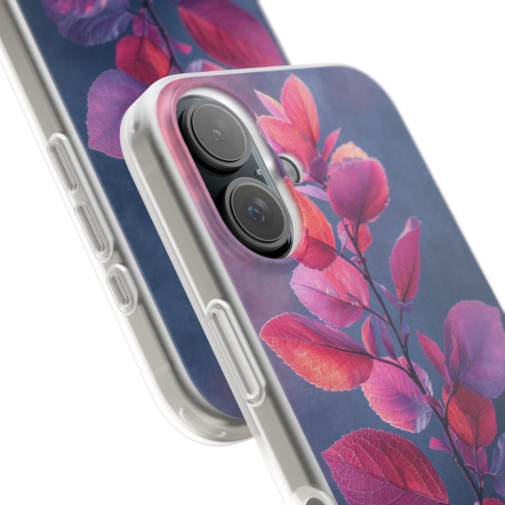 Pink Blue Nature - Flexi iPhone 16 Phone Case