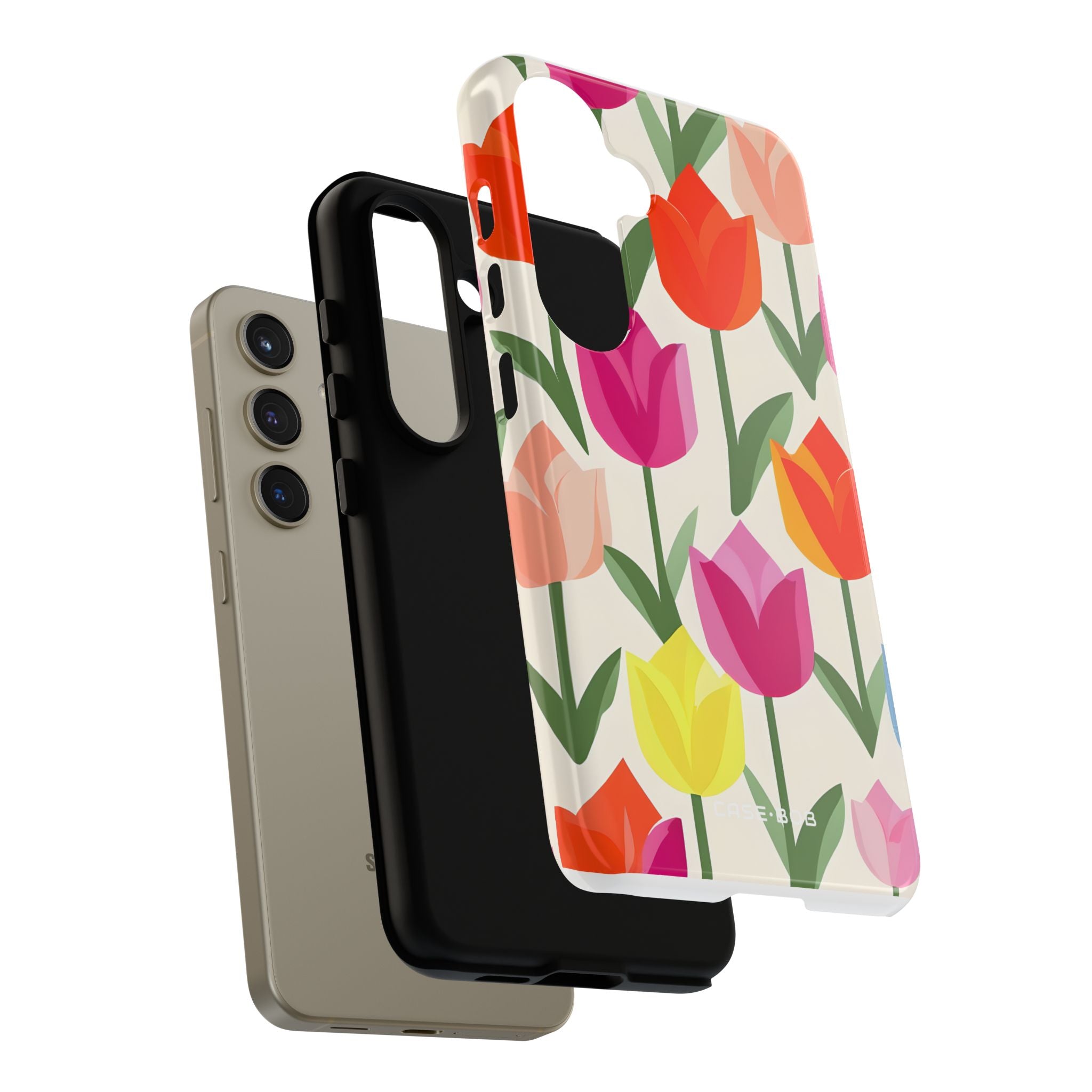 Tulip Harmony Green Samsung S24 Case - Tough