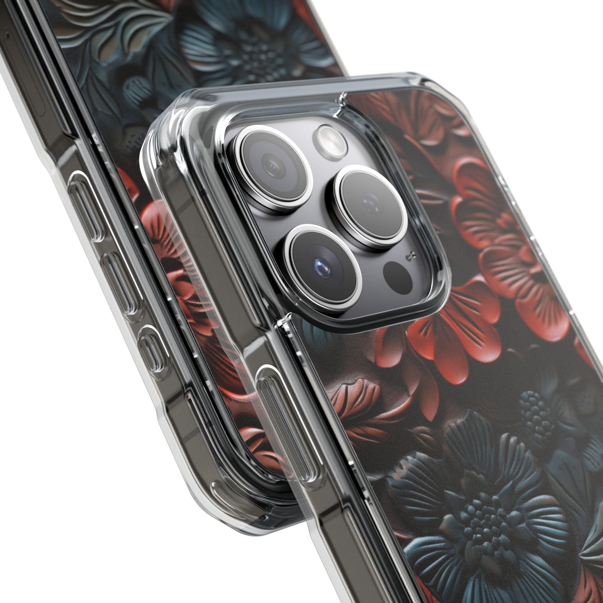 Sculpted Floral Elegance iPhone Case - Impact