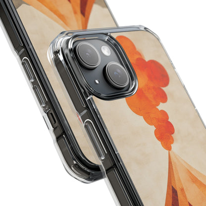 Erupting Heat Waves iPhone Case - Impact