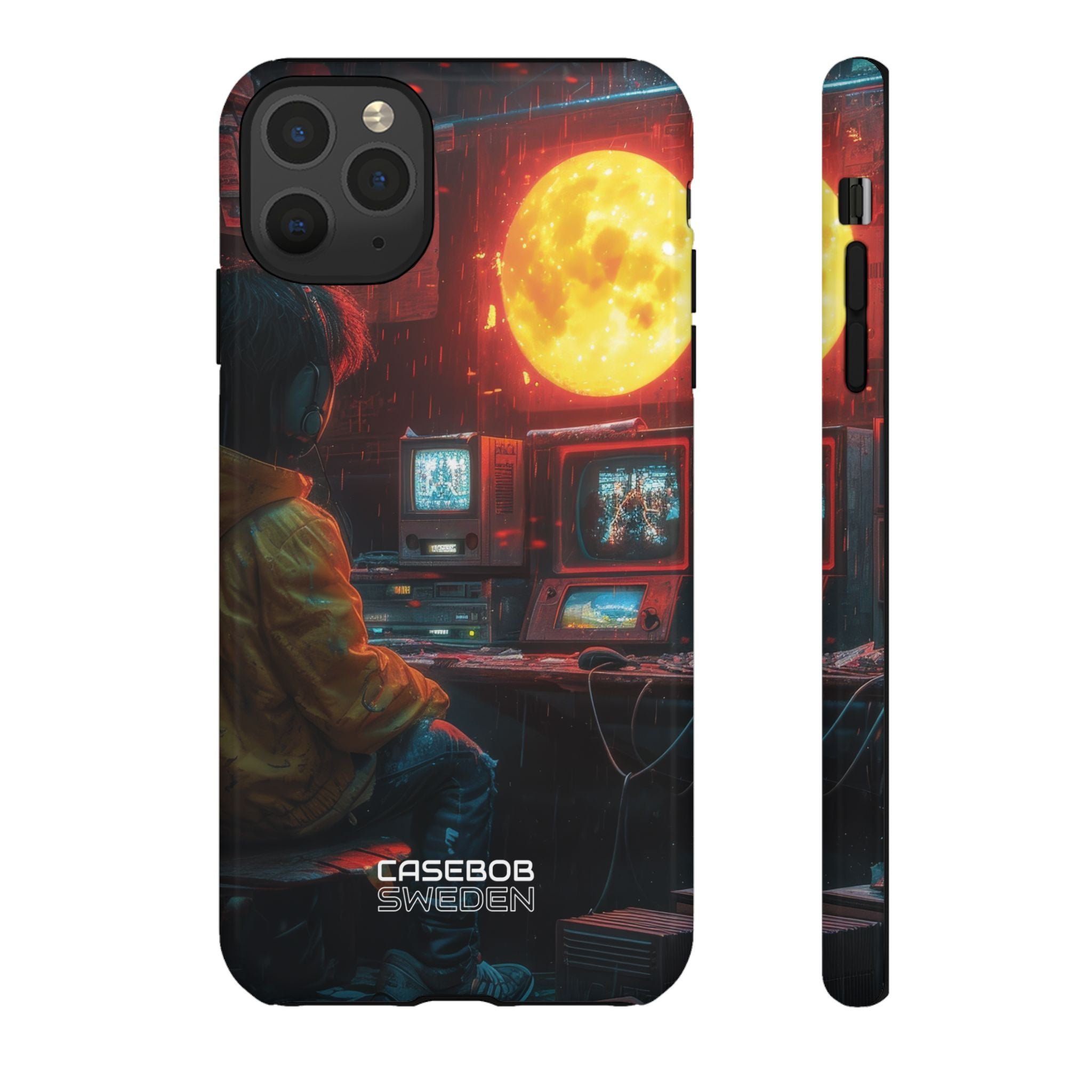 Cyberpunk Rain Room iPhone 11 - Tough