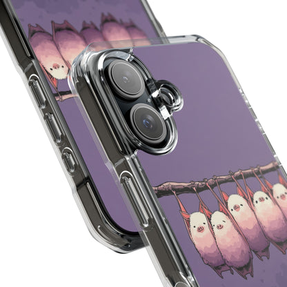 Bats Hang Playfully iPhone Case - Impact