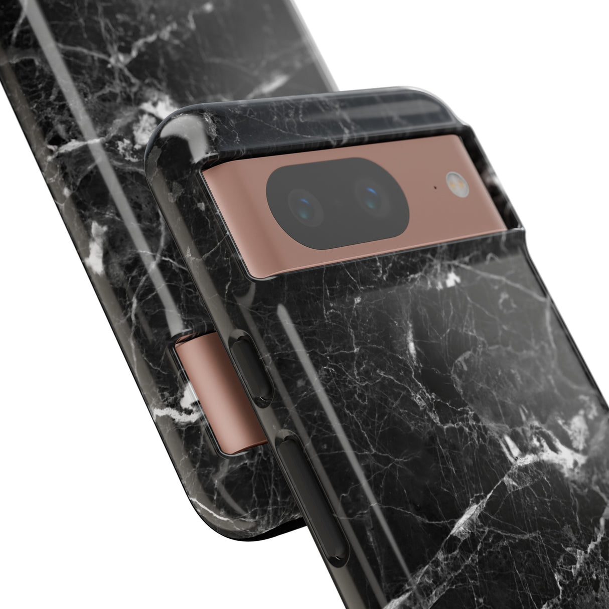 Black Marble - Protective Phone Case