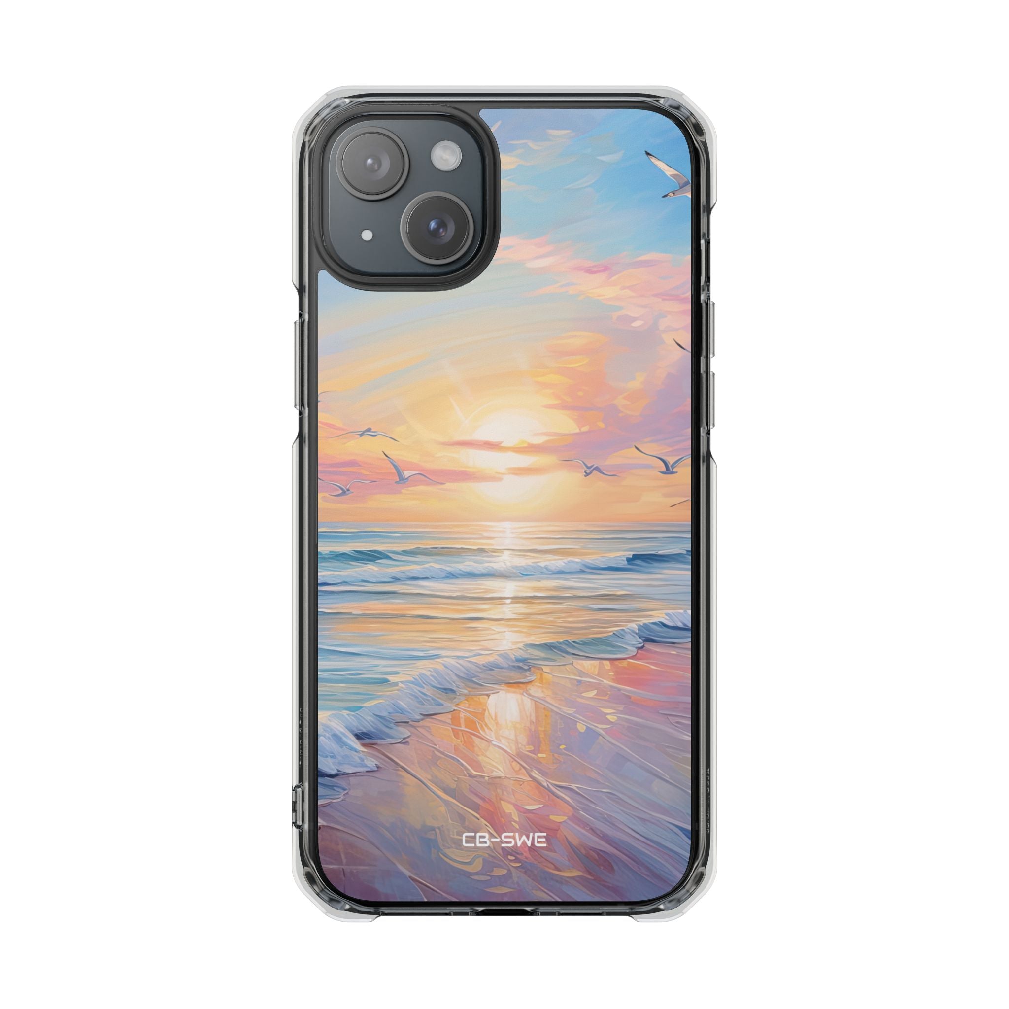 Waves Embrace Shore iPhone Case - Impact