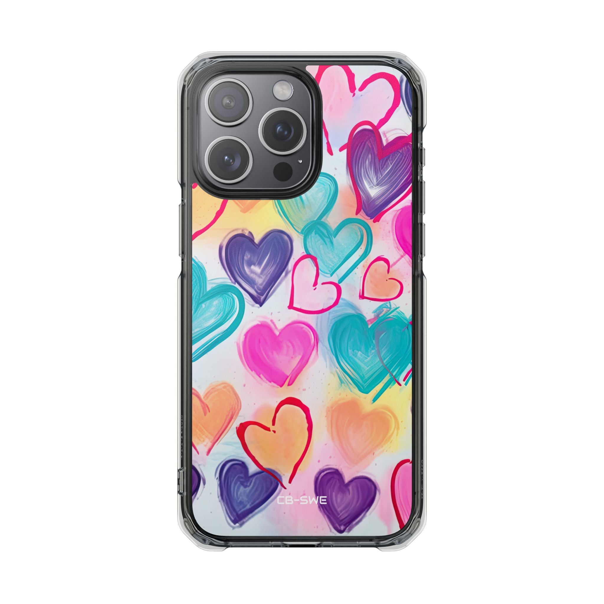 Hearts Dance Playfully iPhone Case - Impact