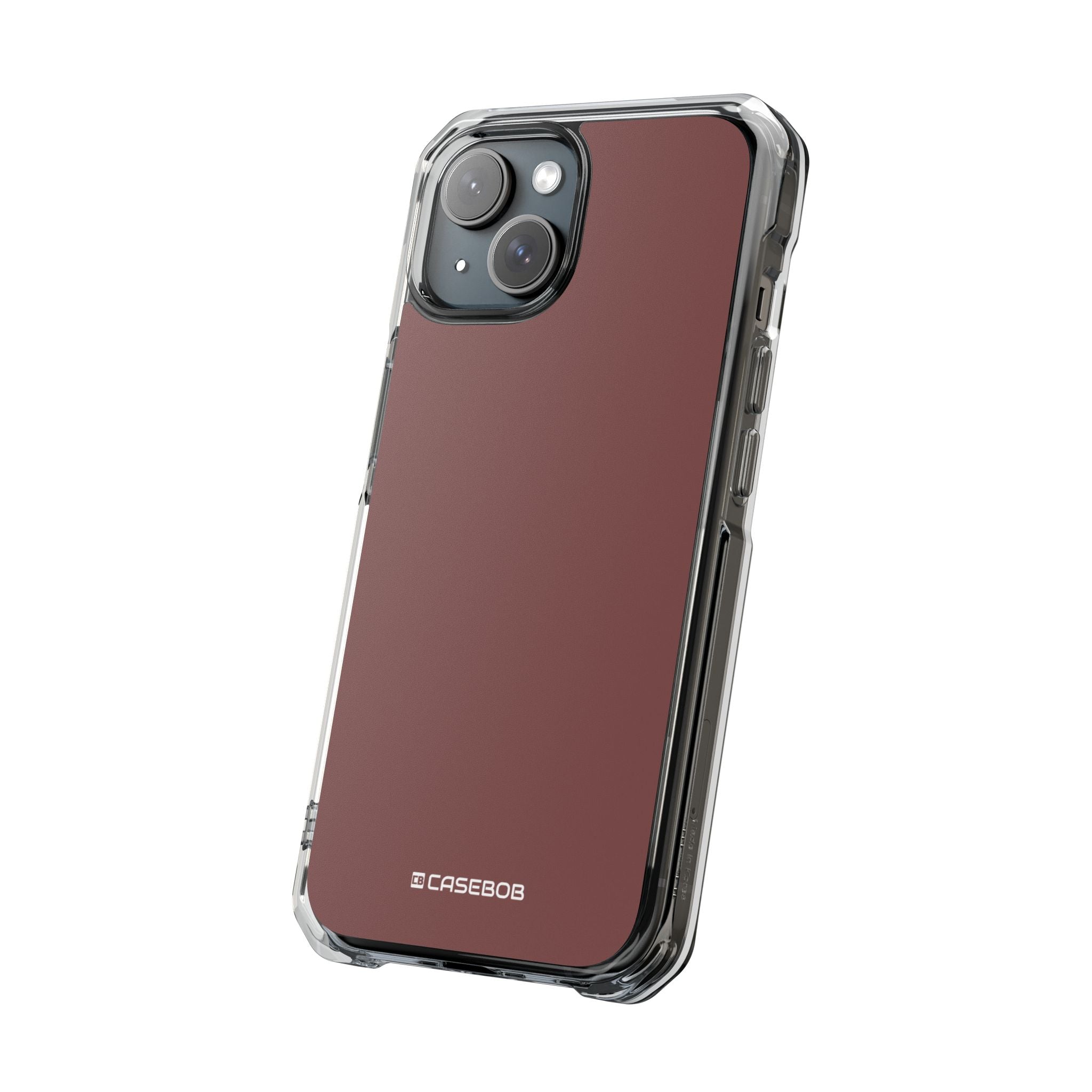 Tuscan Red - Clear Impact Case for iPhone