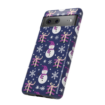 Snowmen Celebrate Joy - Google Pixel Case