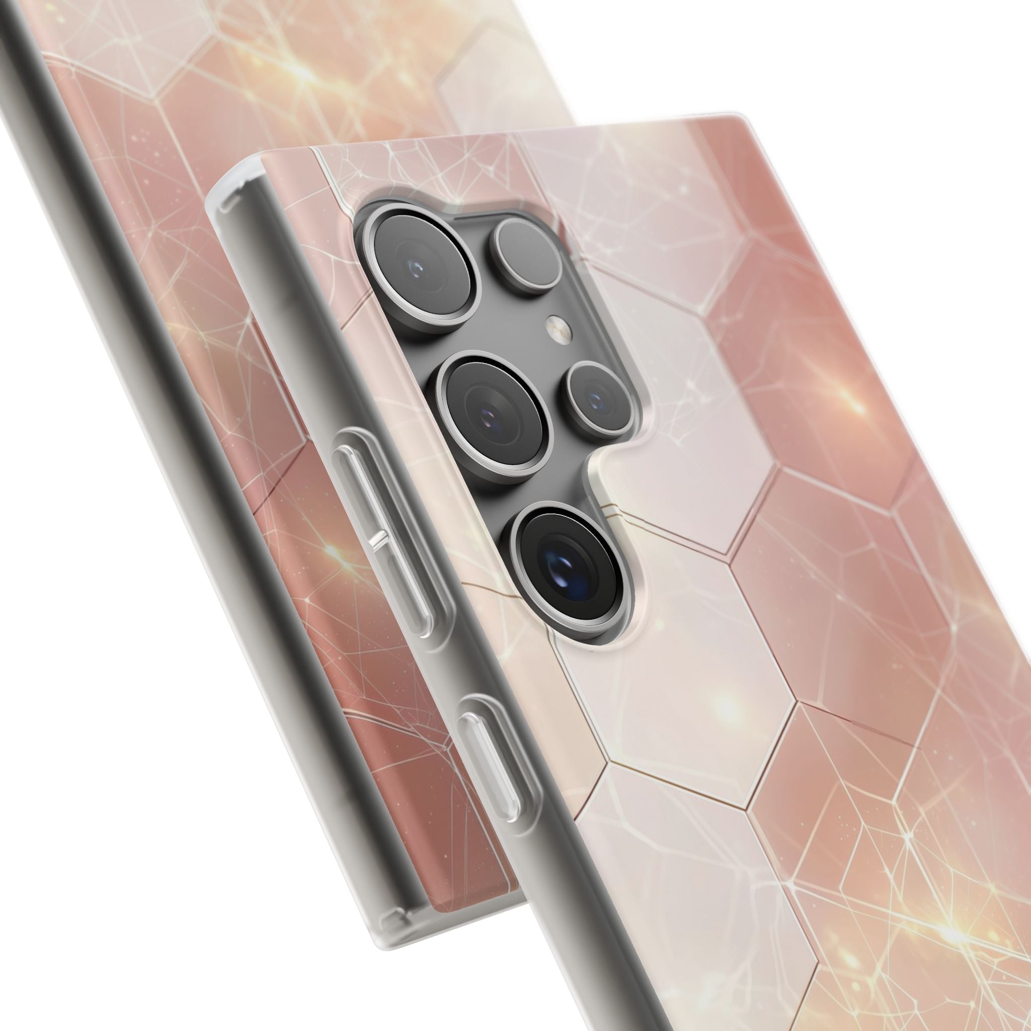 Honeycomb Glow Samsung S24 Ultra Case - Soft